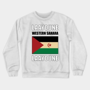 Flag of Western Sahara Crewneck Sweatshirt